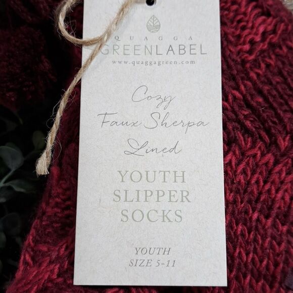 NWT Quagga Faux Sherpa Youth Slipper - Picture 6 of 6